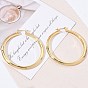 Brass Big Hoop Earrings for Women