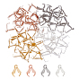80Pcs 4 Color 304 Stainless Steel Ice Pick Pinch Bails