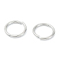 SHEGRACE 30G Brass Open Jump Rings, Saw Cut Round, Cadmium Free & Nickel Free & Lead Free