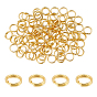 2 пакеты латунные разъемные кольца, кольца с двойной петлей