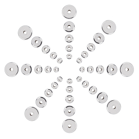 304 Stainless Steel Beads, Disc/Flat Round