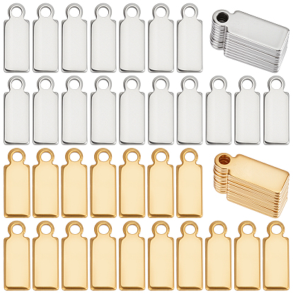 100 шт. 2 цвета 304 удлинитель цепи из нержавеющей стали, прямоугольные