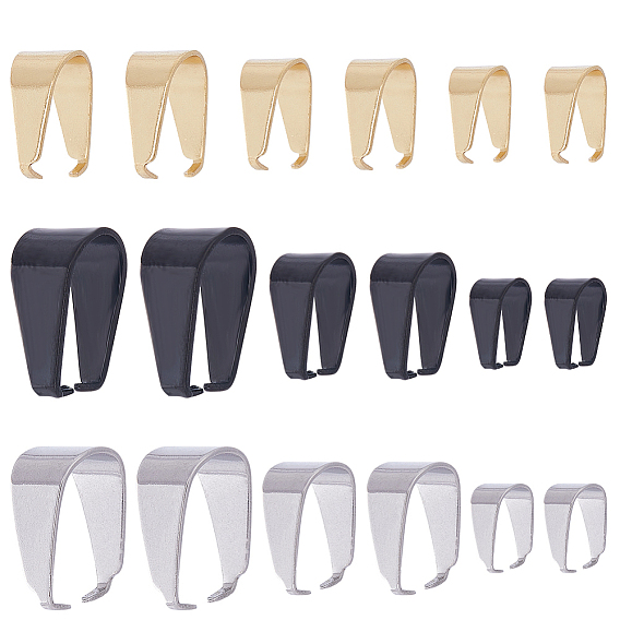 72 шт. 9 стили 201 и 304 защелкивающиеся дужки из нержавеющей стали