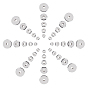 304 Stainless Steel Beads, Disc/Flat Round