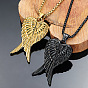 304 подвесные из нержавеющей стали ожерелья, крыло, для мужчин и женщин