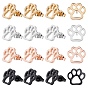 Stainless Steel Stud Earrings, Cat Paw Prints
