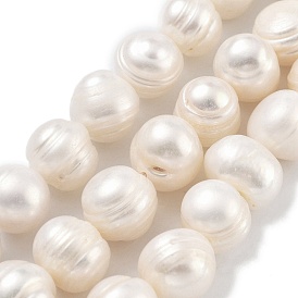 Natural Cultured Freshwater Pearl Beads Strands, Potato