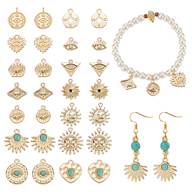 28 шт 14 подвески из цинкового сплава, cmолой, разнообразные