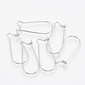 304 Stainless Steel Hoop Earrings