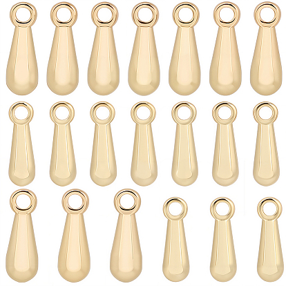 20 шт 2 стили латунные подвески, падение удлинителя цепи, долговечный, слеза
