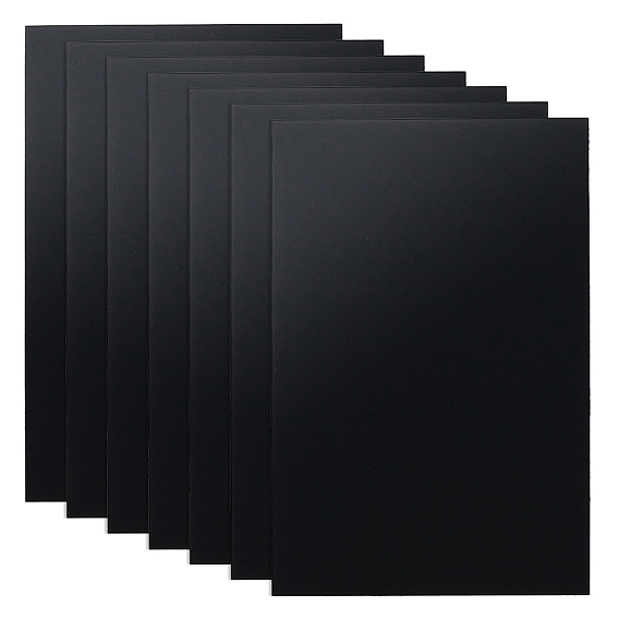 7 Sheets ABS Plastic Board, Craft, for DIY Handmade Sand Table Material Model Building, Rectangle