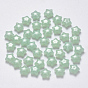 Imitation Jade Glass Beads, Star
