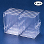 BENECREAT Transparent Plastic Bead Containers, Cuboid
