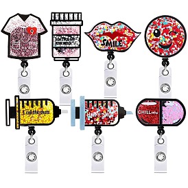 PVC Clip-On Retractable Badge Holders, Badge Reels, Tag Card Holders