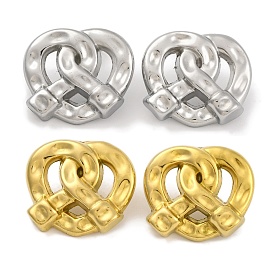 Ионное покрытие (ip) 304 серьги-гвоздики из нержавеющей стали