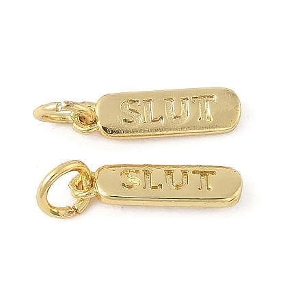 Латунные подвески, овал со словами-подвесками, с целью перехода в кольце, долговечный, без свинца и без кадмия