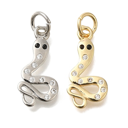 Латунные микро проложить кубического циркония подвески, долговечный, змеиные чары, с целью перехода в кольце