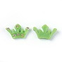 Resin Cabochons, with Rhinestone, Crown, Crystal