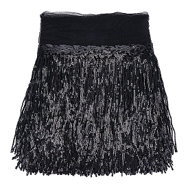 Отделка кисточками из пайеток