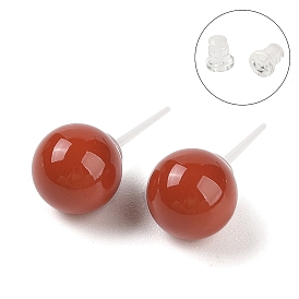 Hypoallergenic Bioceramics Zirconia Ceramic Stud Earrings, No Fading and Nickel Free