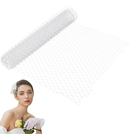 Вуаль из полиэстеровой органзы с большим глазом, для свадебного платья головной убор аксессуары