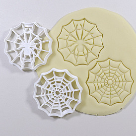 PP Plastic Cookie Cutters, Spider Web, Halloween Theme