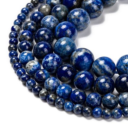 Lapis lazuli naturelles perles rondes brins
