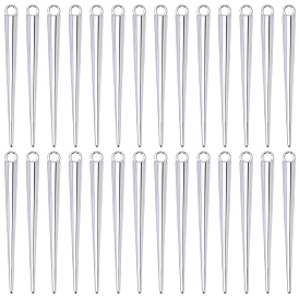 50Pcs Zinc Alloy Pendants, Cone Charms
