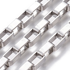 201 Stainless Steel Box Chains, Unwelded
