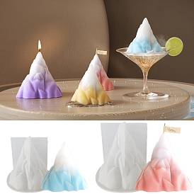 DIY Mountains Silicone Candle Molds, for Candle Making