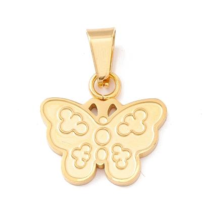 Вакуумное покрытие pvd 304 подвеска из нержавеющей стали, бабочка