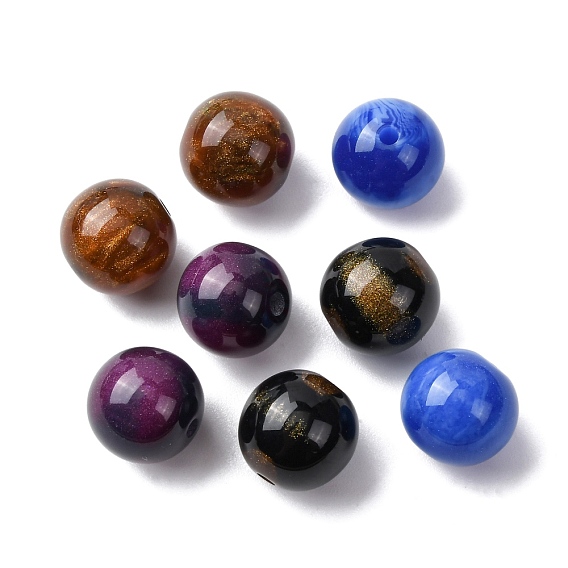 Непрозрачные шарики cmолы, круглые, с блеском порошок