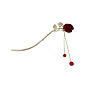 Exquisite tassel hairpin with vintage charm for Hanfu bride updo - Elegant and delicate.