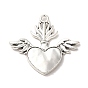 Сплавочные подвески тибетского стиля, без кадмия и без свинца, святое сердце
