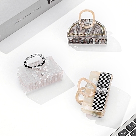 Заколки для волос с когтями из смолы, сумочка, аксессуары для волос для девочек или женщин