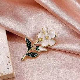 Super fairy dripping oil flower brooch clothing accessories versatile corsage temperament lady pin anti-exposure jewelry women