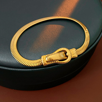 Браслеты из нержавеющей стали в виде змеи для женщин, змея, с магнитной застежкой