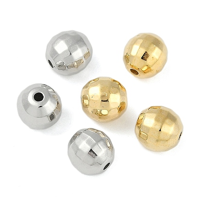 CCB пластиковые шарики, граненые, круглые