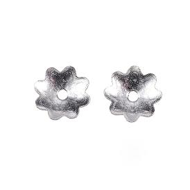 201 caps d'acier inoxydable, fleur, multi-pétale
