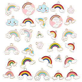 Alloy Enamel Pendants