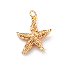 Латунные подвески, без кадмия, без никеля и без свинца, с целью перехода в кольце, прелести морская звезда