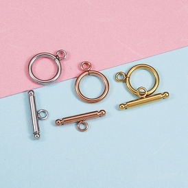 Stainless Steel Toggle Clasps, Ring