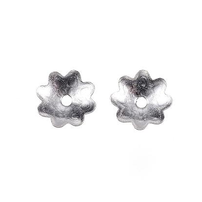 201 caps d'acier inoxydable, fleur, multi-pétale