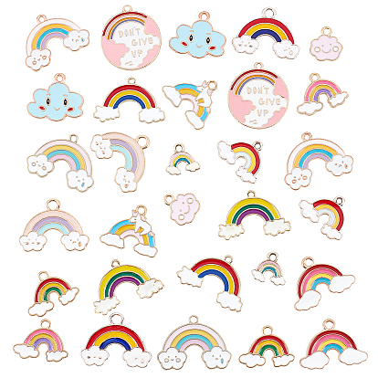 Alloy Enamel Pendants