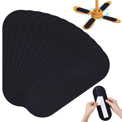 12шт. хлопковый фильтр с активированным углем для потолочного вентилятора, с клейкой спинкой