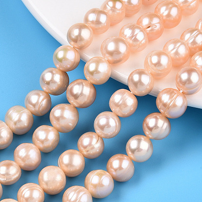 Natural Cultured Freshwater Pearl Beads Strands, Potato
