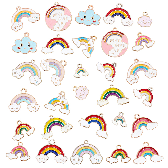 Alloy Enamel Pendants