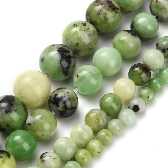 Природные серпантину нитей бисера, круглые