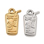 304 Stainless Steel Pendants, Lemon Drink Charms