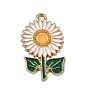 Подвески из эмали и сплава, , золотые